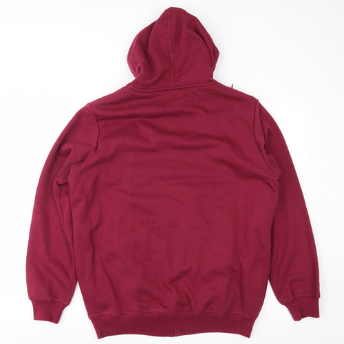 Cotton Traders Mens Purple   Full Zip Hoodie Size M