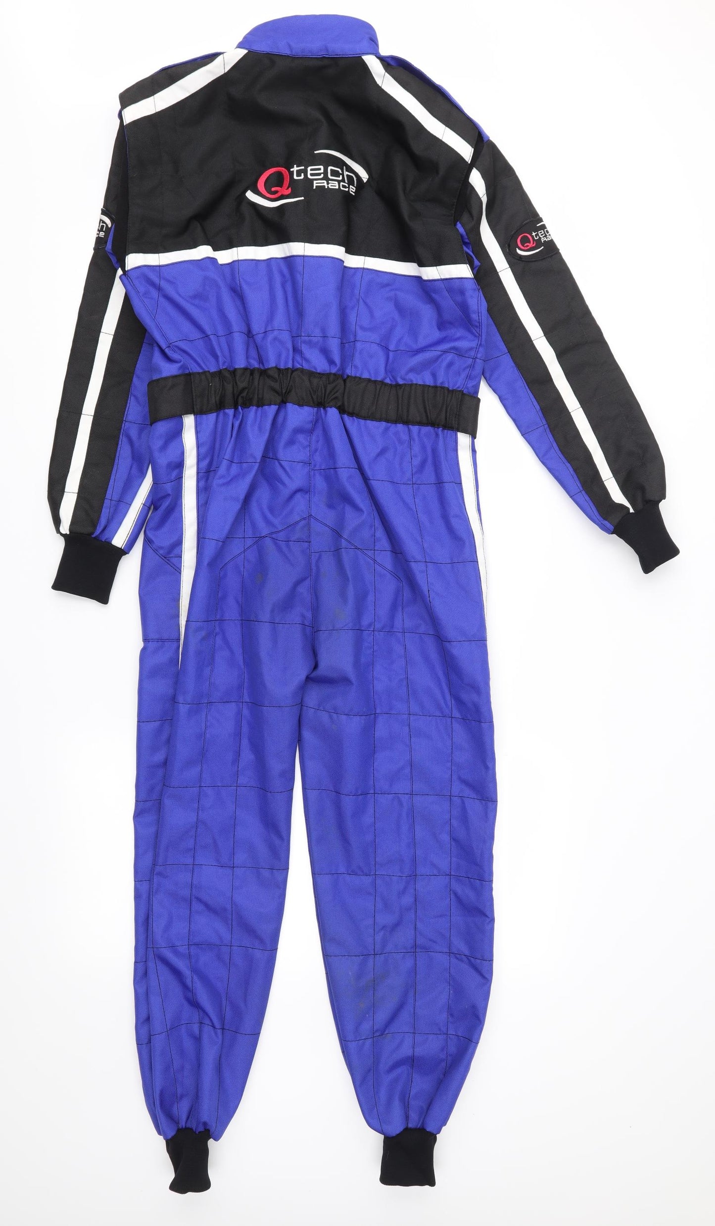 Q Tech Race Boys Blue   Motorcycle Jacket Coat Size XL