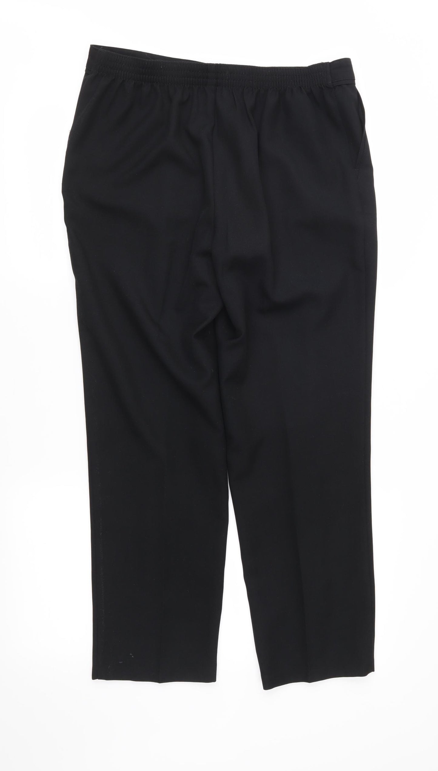 Marks and Spencer Womens Black   Trousers  Size 12 L27 in