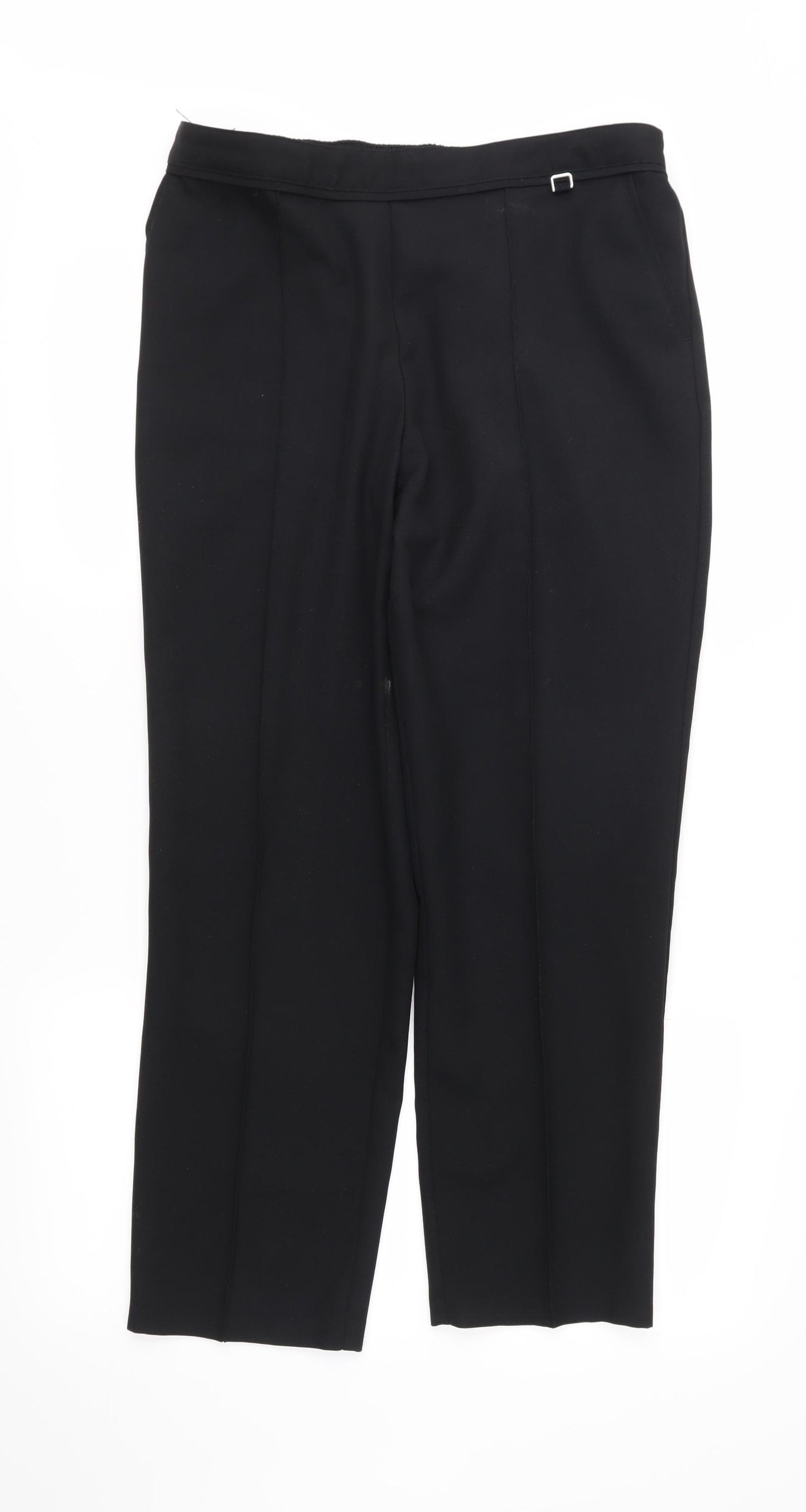 Marks and Spencer Womens Black   Trousers  Size 12 L27 in