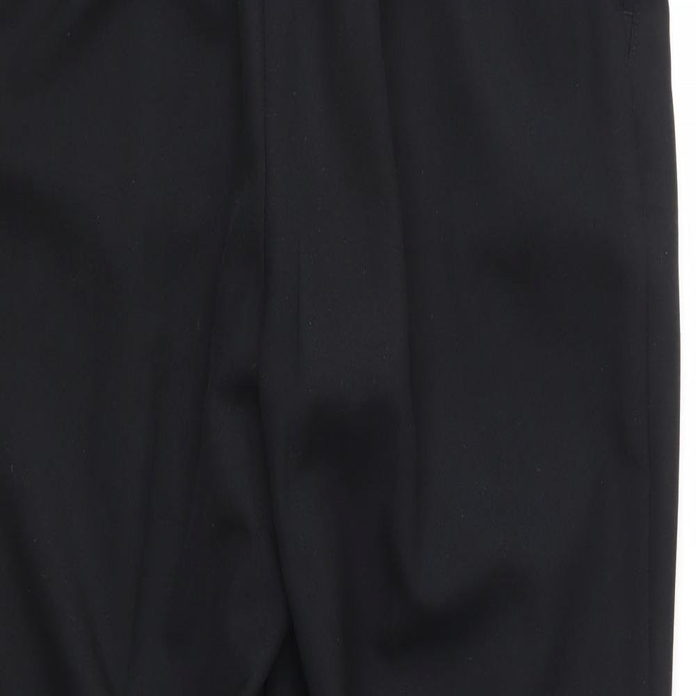 Marks and Spencer Womens Black   Trousers  Size 12 L27 in