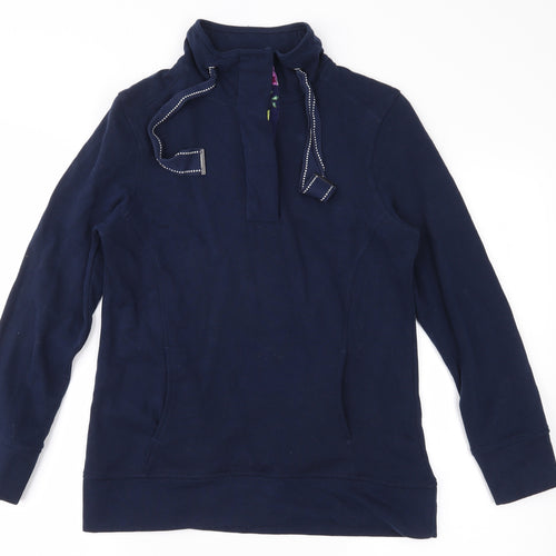 TU Womens Blue  Jersey Jacket  Size 8