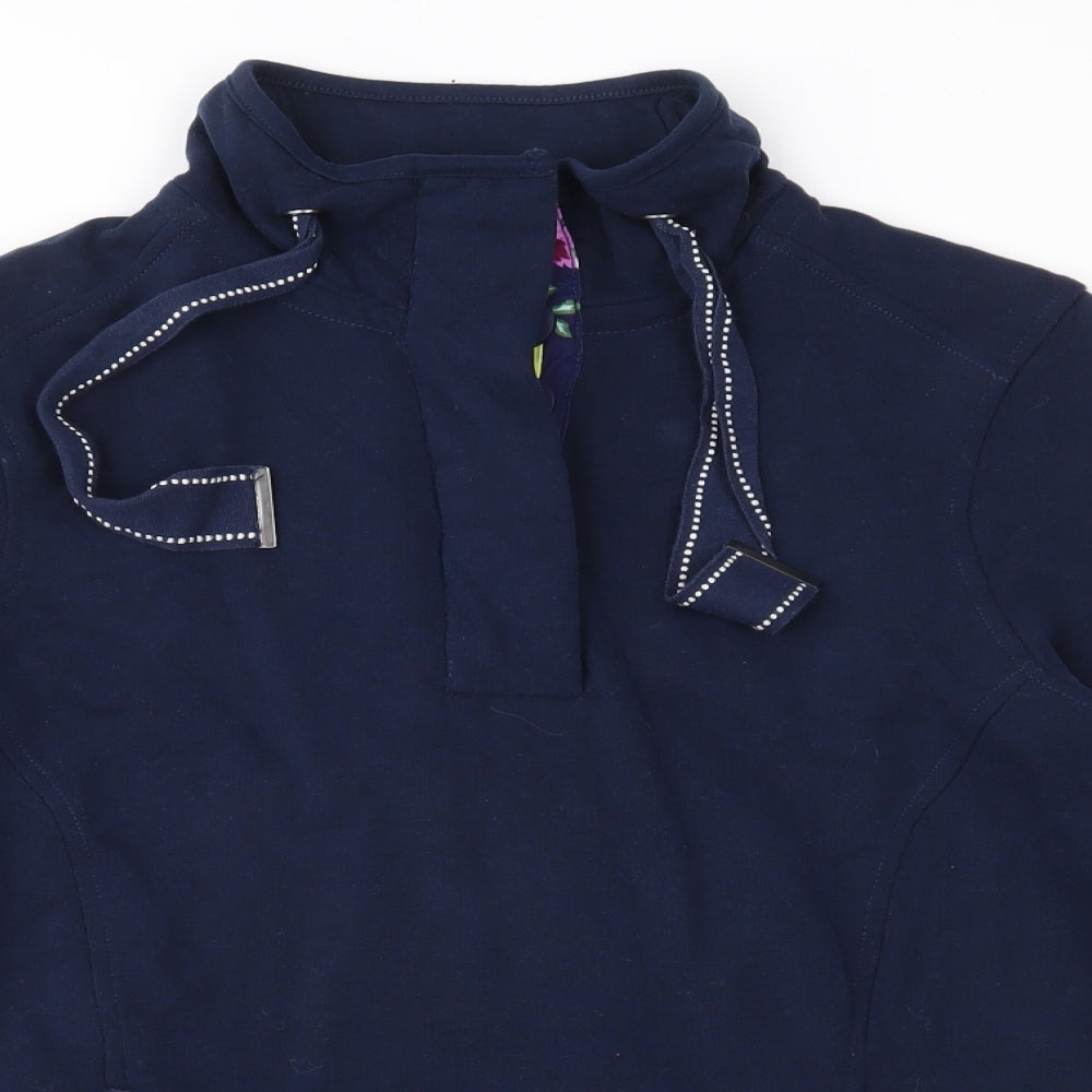 TU Womens Blue  Jersey Jacket  Size 8
