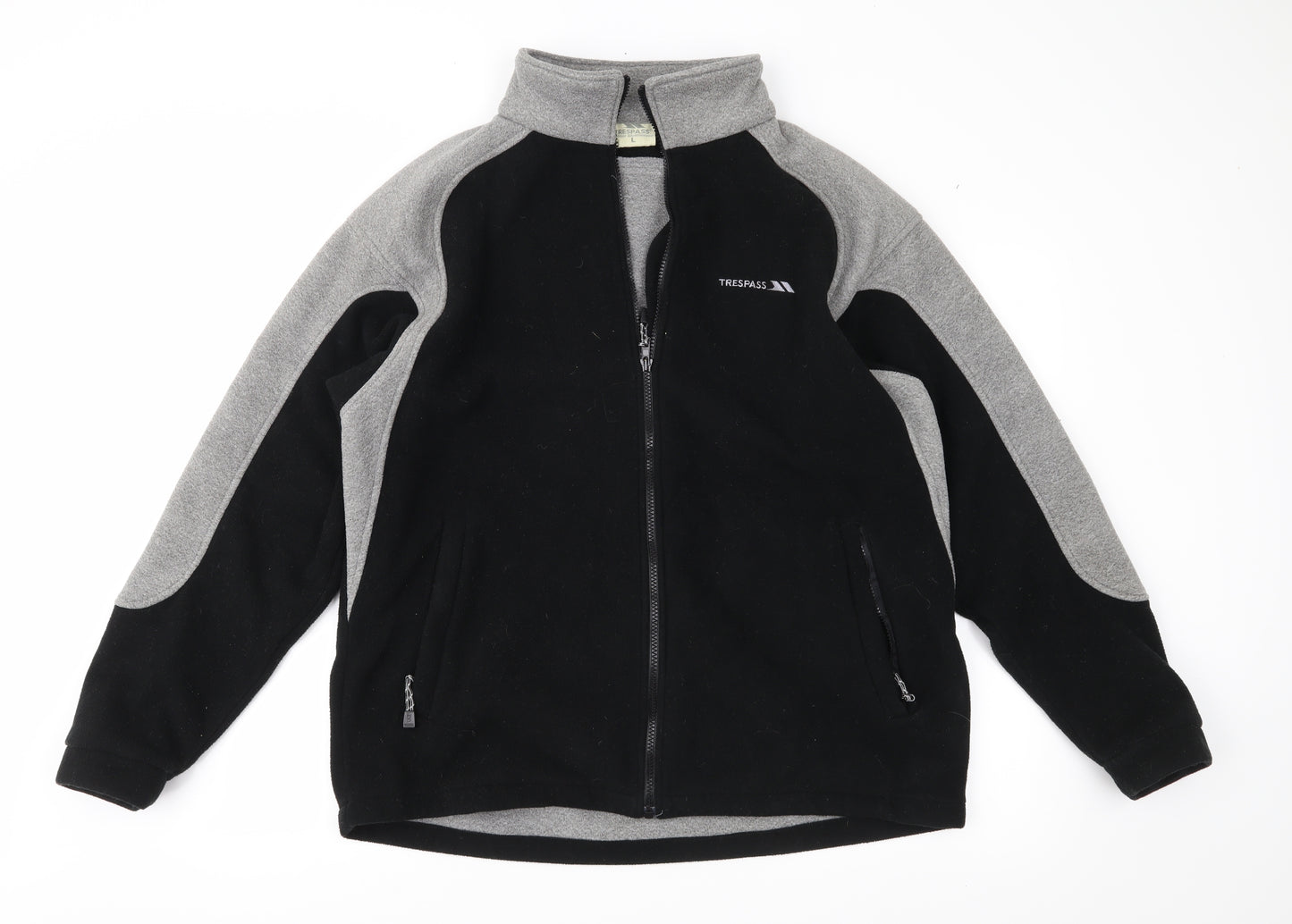 Trespass Mens Black  Fleece Jacket  Size L