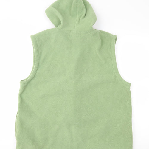 Nuggets Womens Green  Fleece Gilet Waistcoat Size M