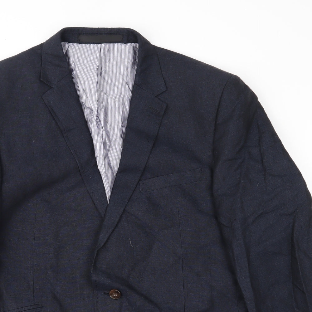 Marks and Spencer Mens Blue   Jacket Suit Jacket Size 42