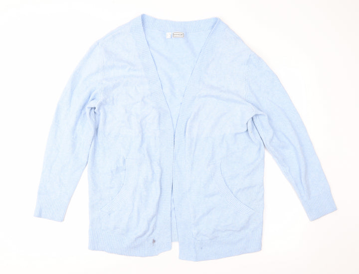 Body Flirt Womens Blue Knit Cardigan Jumper Size S