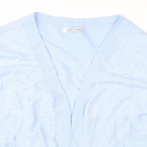 Body Flirt Womens Blue  Knit Cardigan Jumper Size S