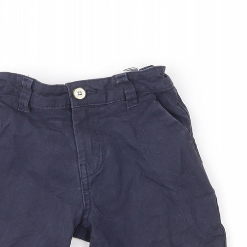 Denim & Co. Boys Blue   Chino Shorts Size 4-5 Years