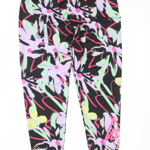 Hype Girls Multicoloured Geometric  Jegging Trousers Size 13 Years