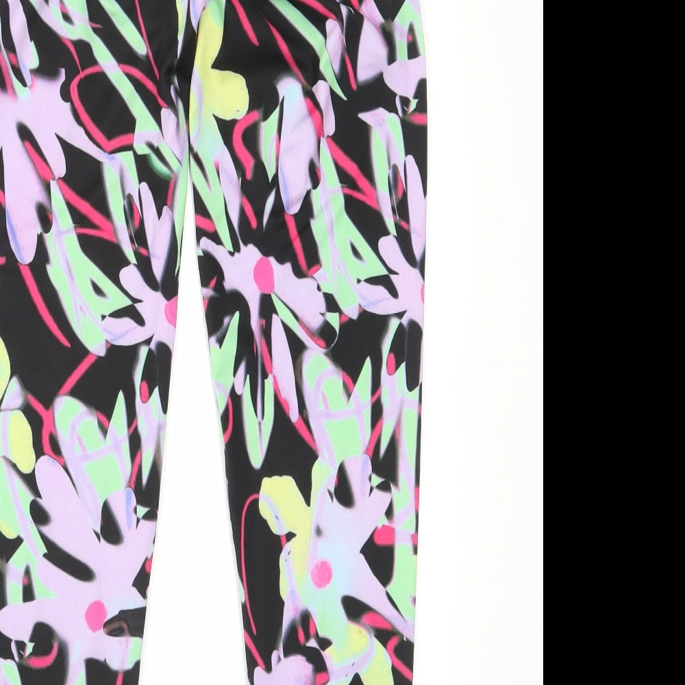 Hype Girls Multicoloured Geometric  Jegging Trousers Size 13 Years