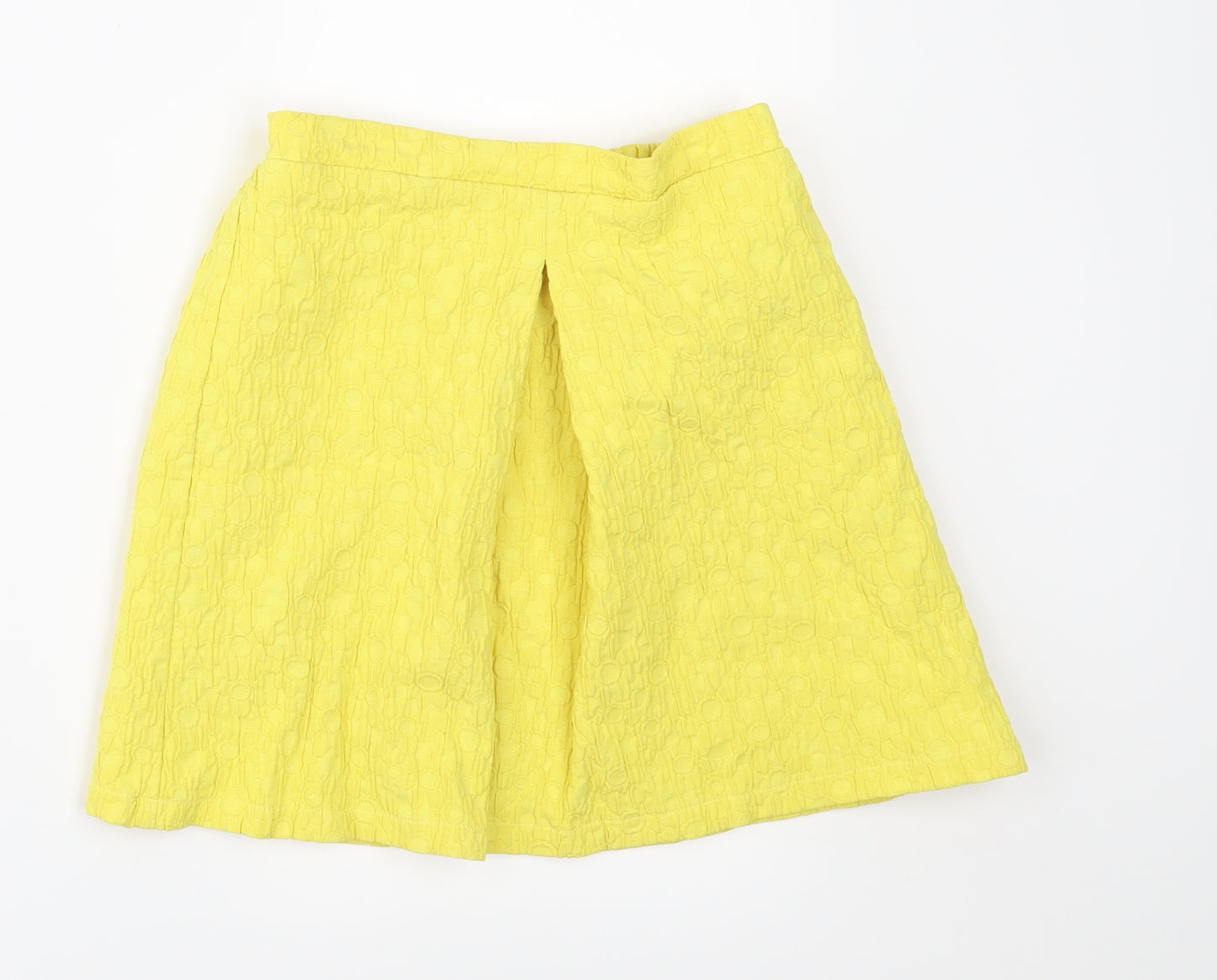 NEXT Girls Yellow   A-Line Skirt Size 8 Years