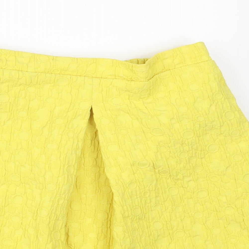 NEXT Girls Yellow   A-Line Skirt Size 8 Years