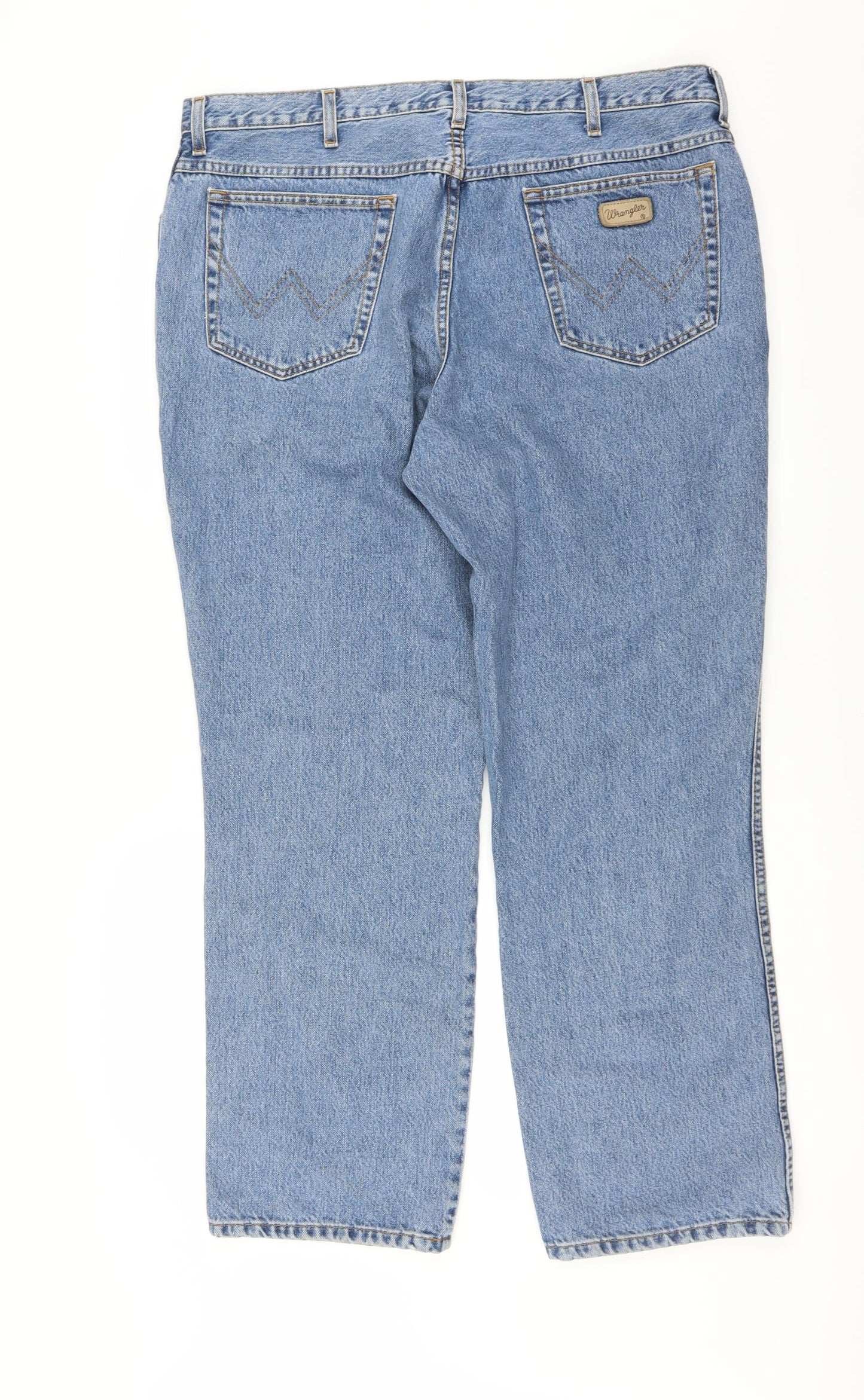 Wrangler Mens Blue   Straight Jeans Size 38 in L30 in