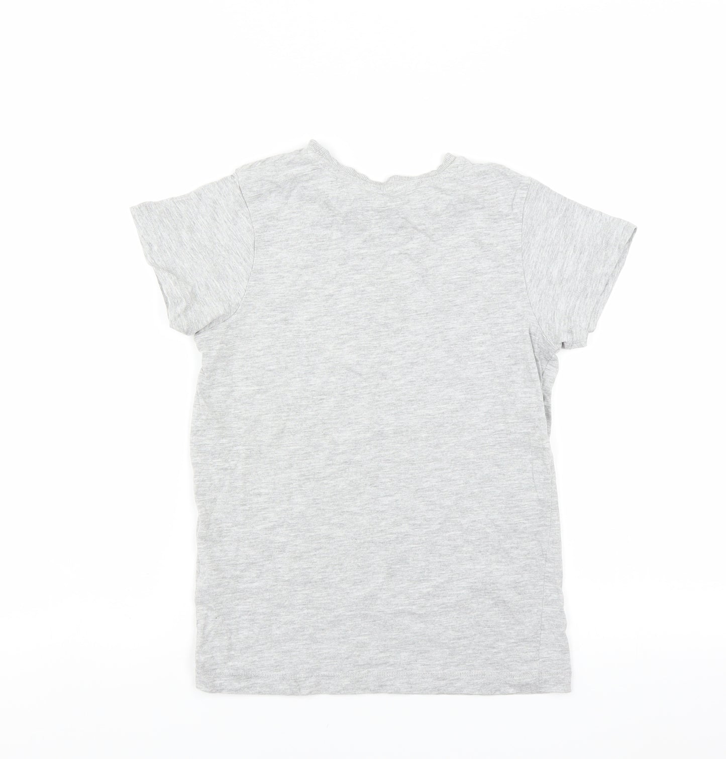 Matalan Boys Grey   Basic T-Shirt Size 8 Years