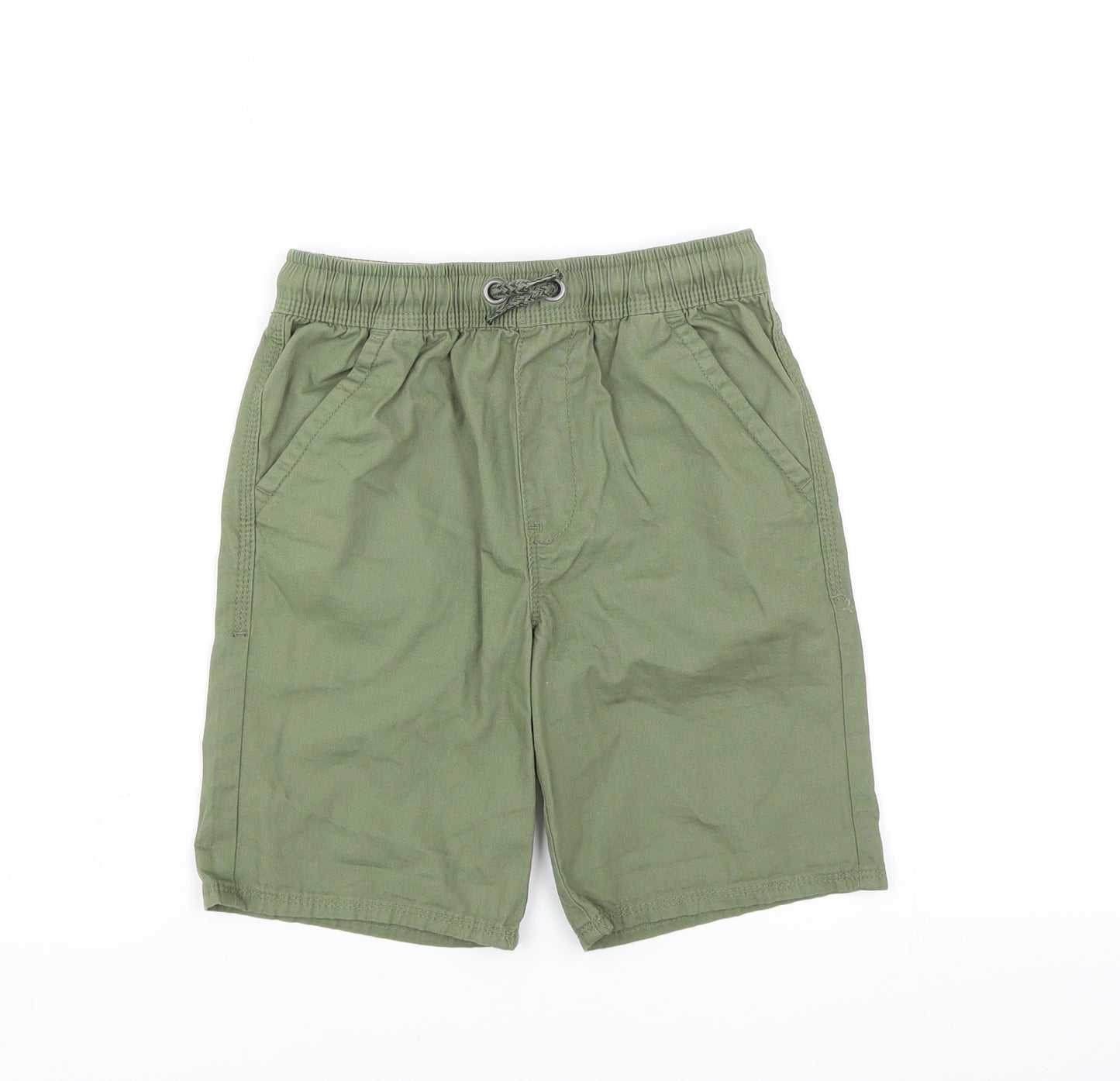 George Boys Green   Bermuda Shorts Size 8-9 Years