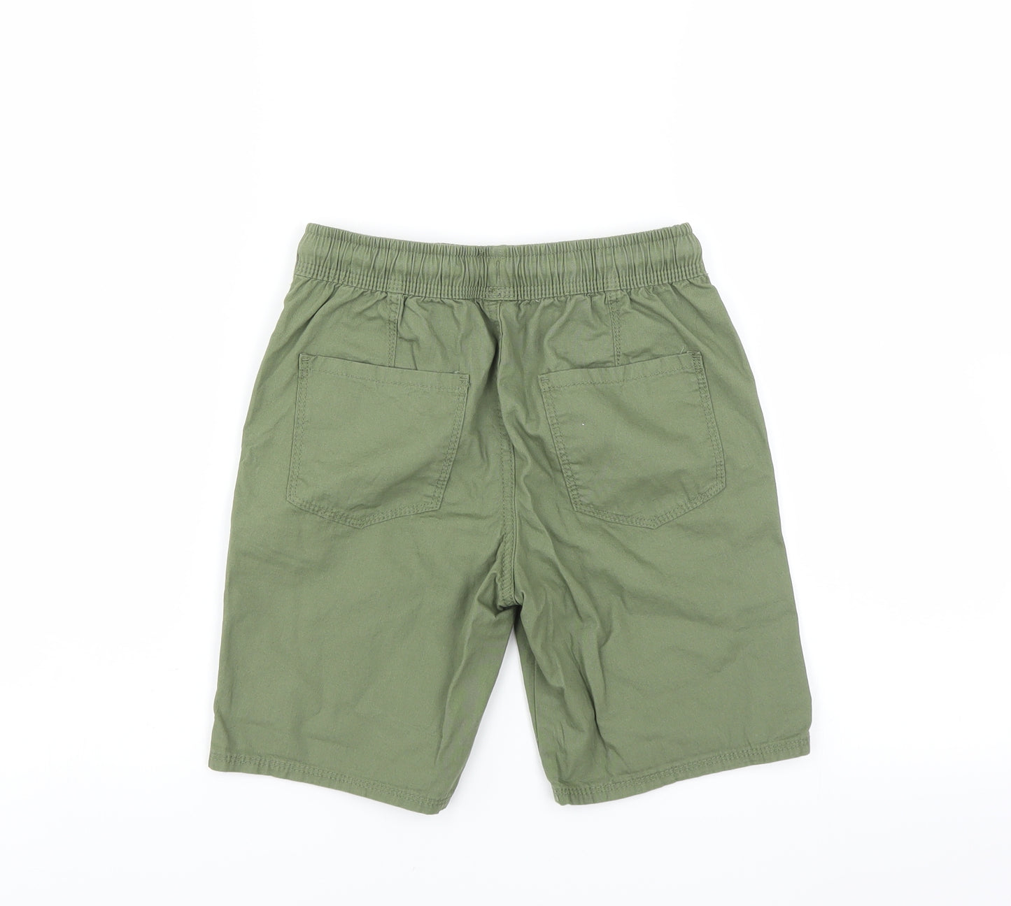 George Boys Green   Bermuda Shorts Size 8-9 Years