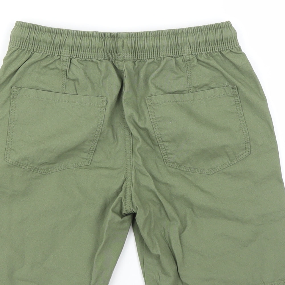 George Boys Green   Bermuda Shorts Size 8-9 Years