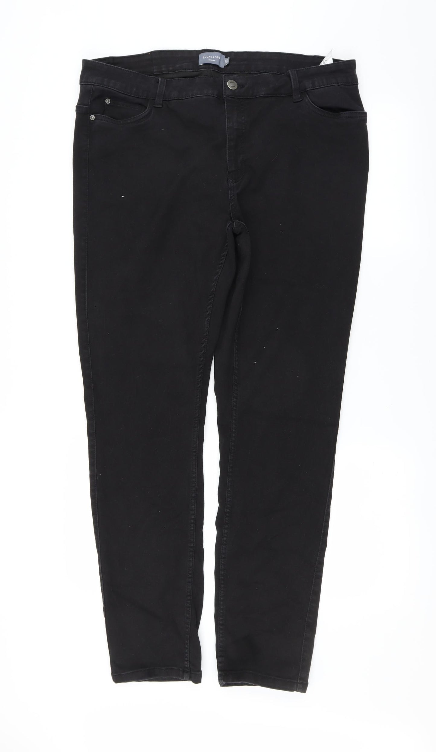 JUNAROSE Womens Black   Skinny Jeans Size 22 L31 in