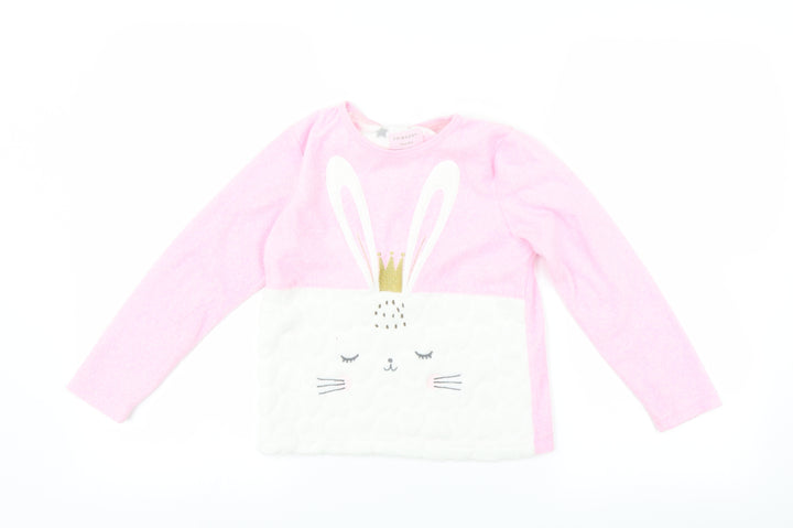 Primark Girls Pink Pullover Jumper Size 7-8 Years