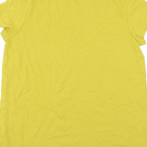 ASOS Womens Yellow   Basic T-Shirt Size 10