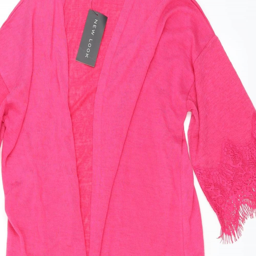 New Look Womens Pink   Cardigan Jumper Size S