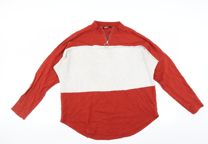 Select Womens Brown Pullover Sweatshirt Size 16 - rust coloured