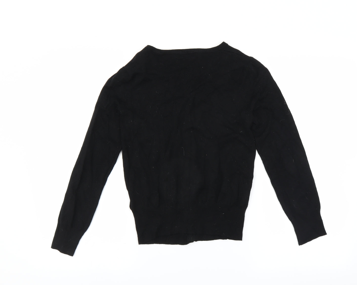 Marks and Spencer Womens Black   Cardigan Jumper Size 8