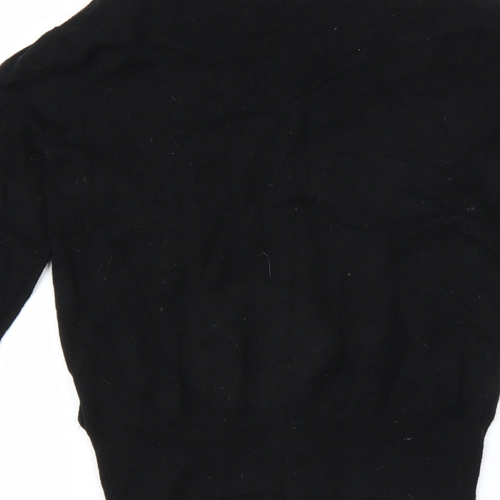 Marks and Spencer Womens Black   Cardigan Jumper Size 8