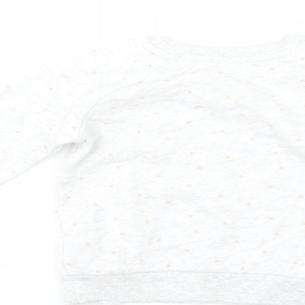 Primark Baby Grey   Pullover Jumper Size 18-24 Months  - ZEBRA