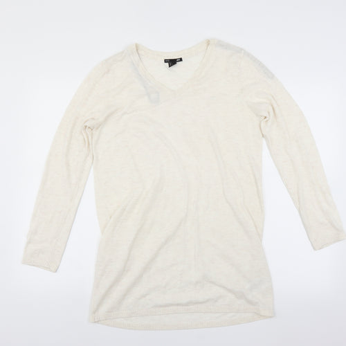 H&M Womens Ivory   Pullover Jumper Size S