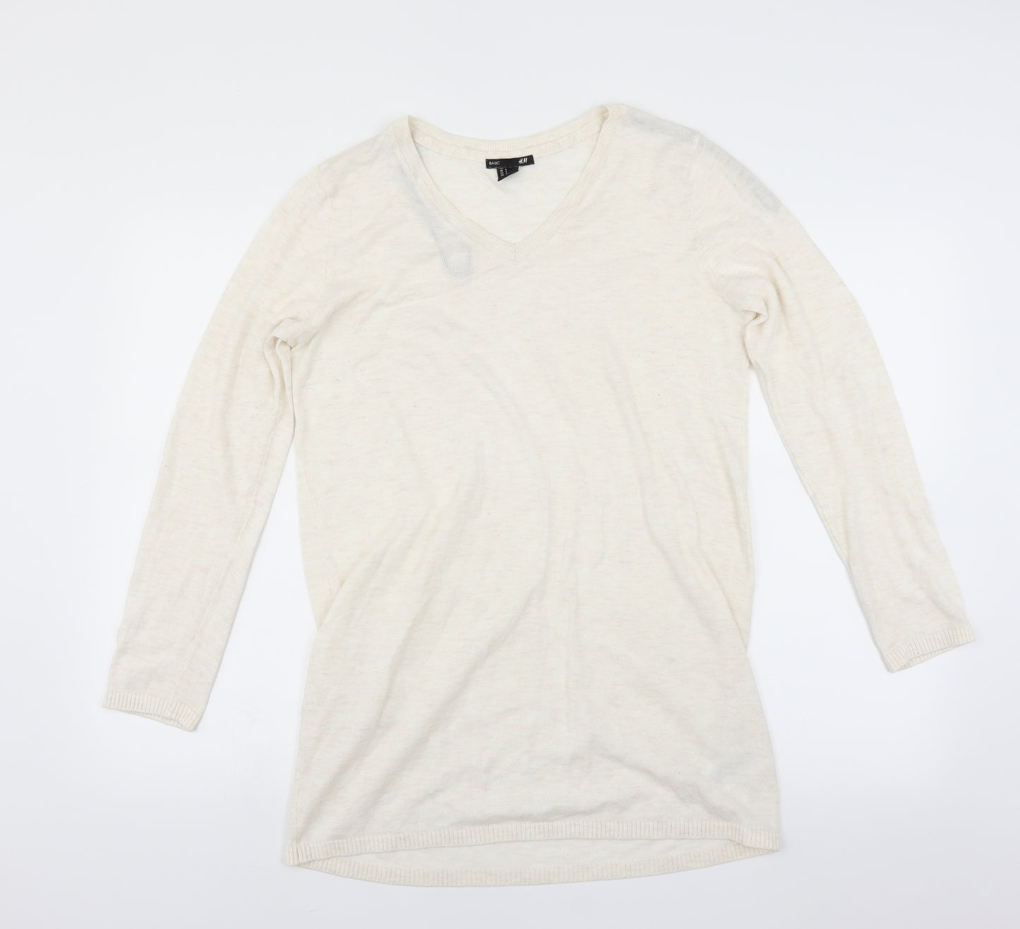 H&M Womens Ivory   Pullover Jumper Size S