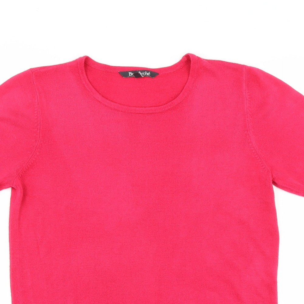 Le Bon Marché Womens Pink   Pullover Jumper Size 8