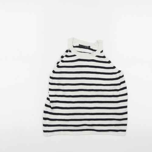 Primark Womens Blue Striped  Pullover Jumper Size 8