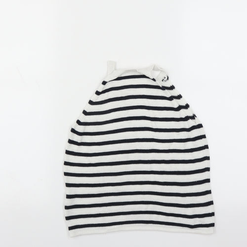 Primark Womens Blue Striped  Pullover Jumper Size 8