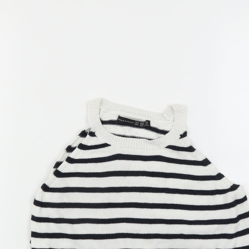 Primark Womens Blue Striped  Pullover Jumper Size 8