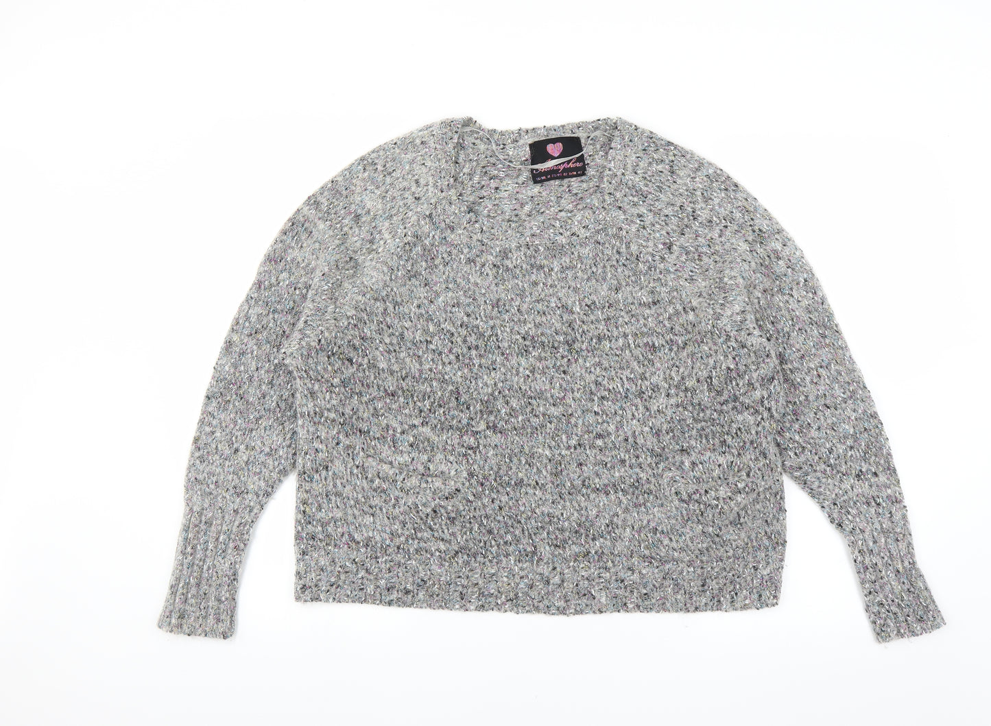 Primark Womens Grey   Pullover Jumper Size 14