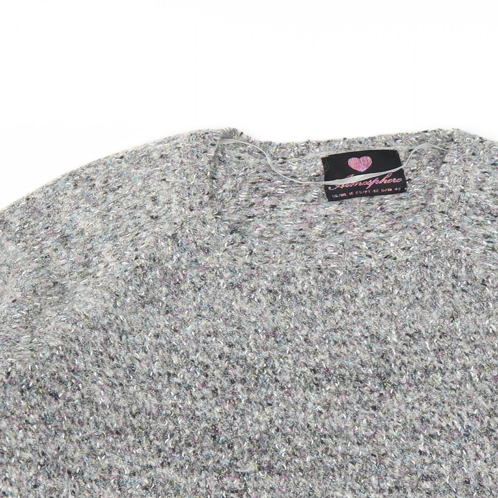 Primark Womens Grey   Pullover Jumper Size 14
