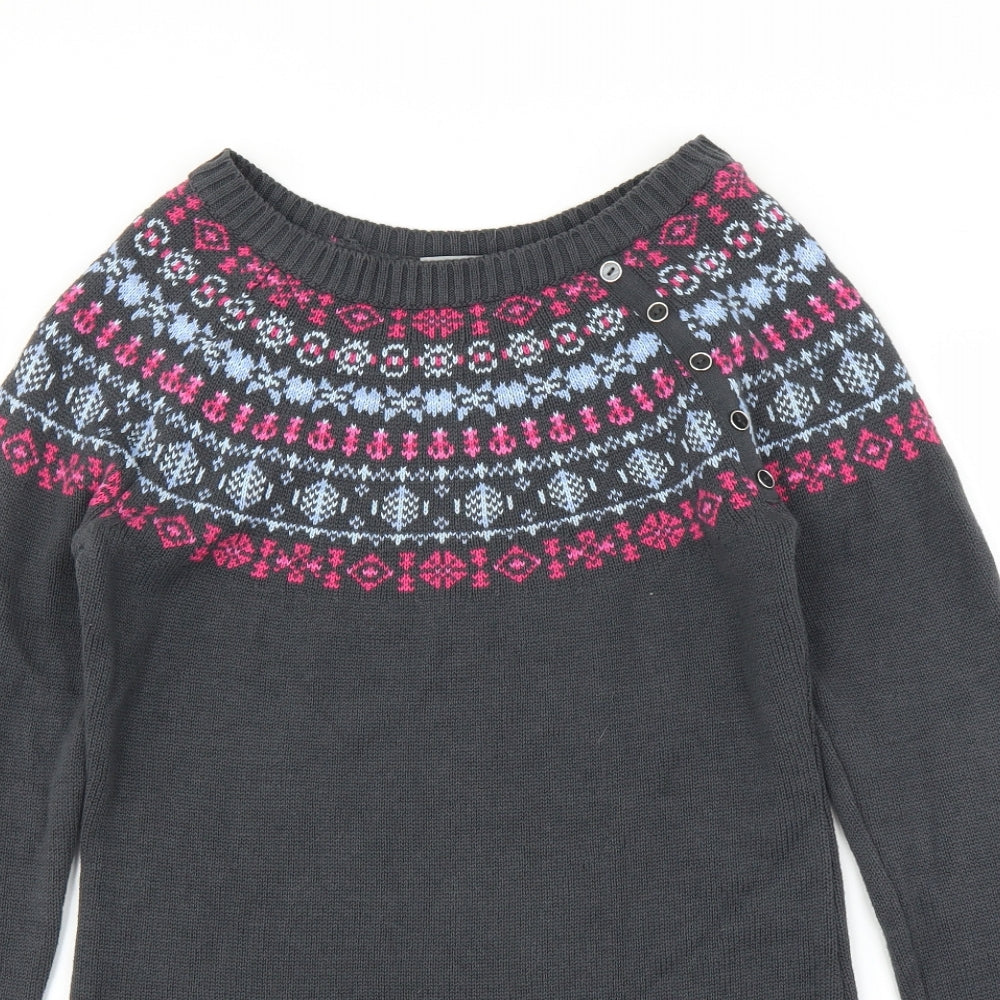 Marks and Spencer Womens Grey   Jumper Dress  Size 10