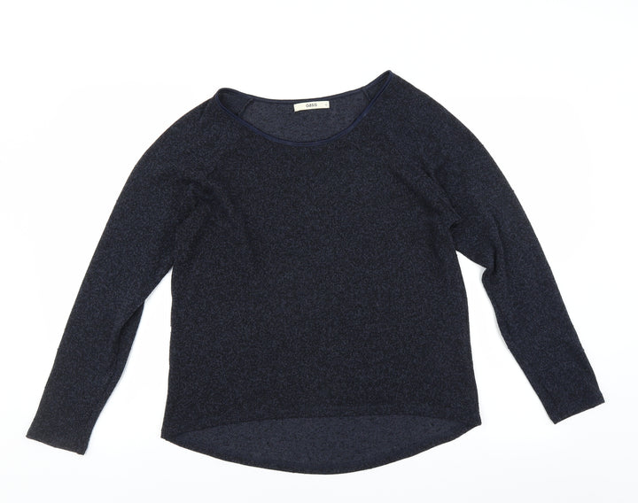 Oasis Womens Blue Pullover Jumper Size M