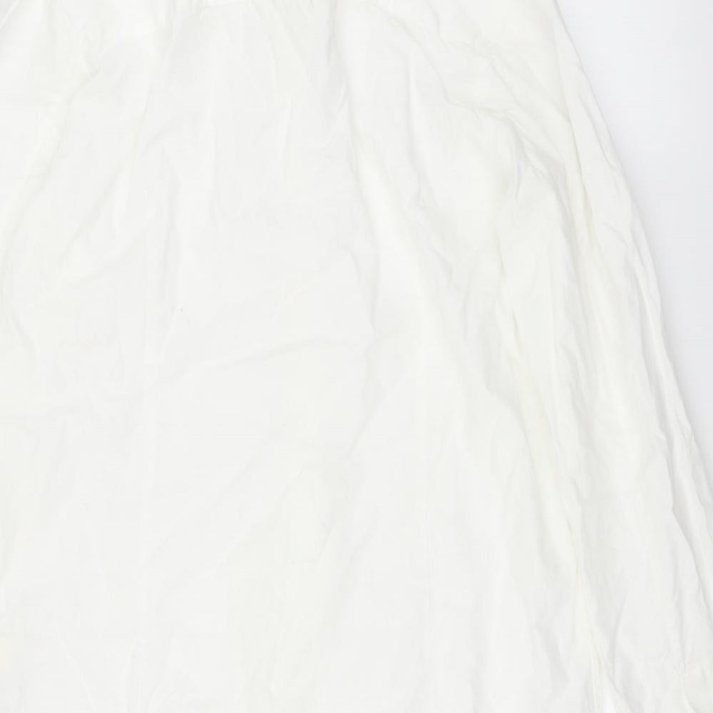 Zara Mens White    Dress Shirt Size L