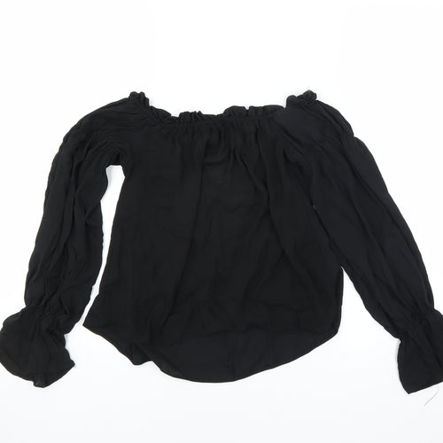 Primark Womens Black   Basic Blouse Size 4