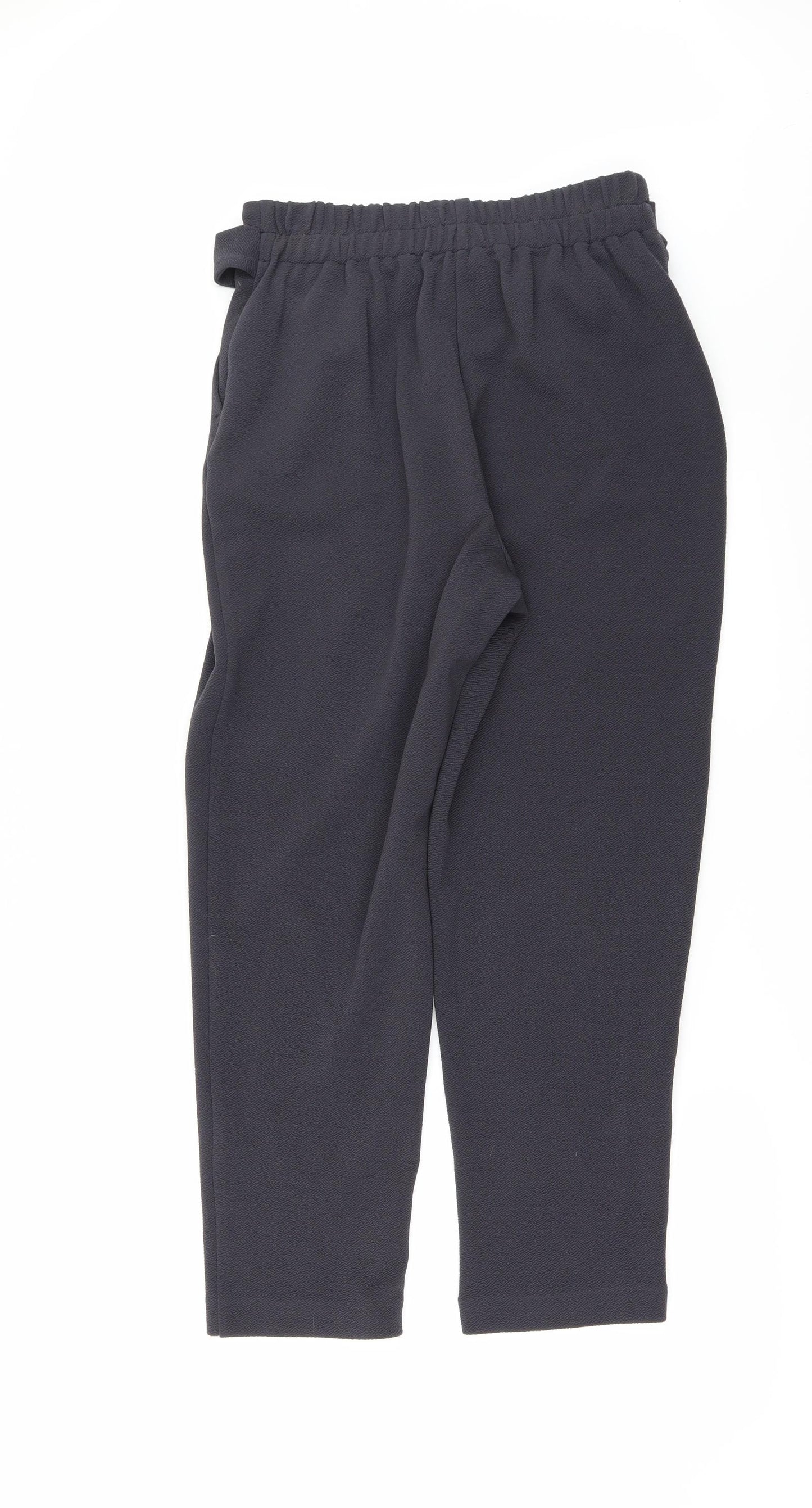 Papaya Womens Black   Trousers  Size 8 L27 in