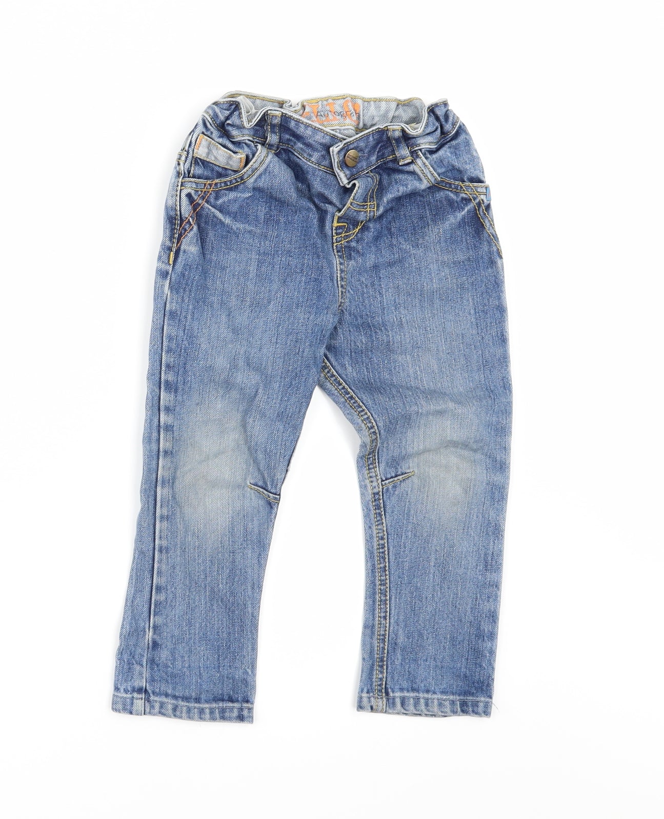 Marks and Spencer Baby Blue  Denim Jogger Jeans Size 18-24 Months