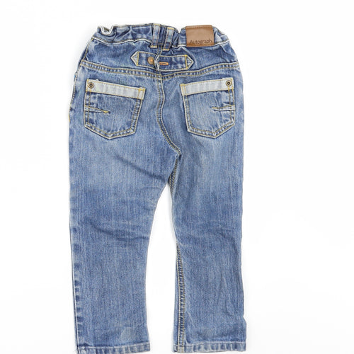 Marks and Spencer Baby Blue  Denim Jogger Jeans Size 18-24 Months