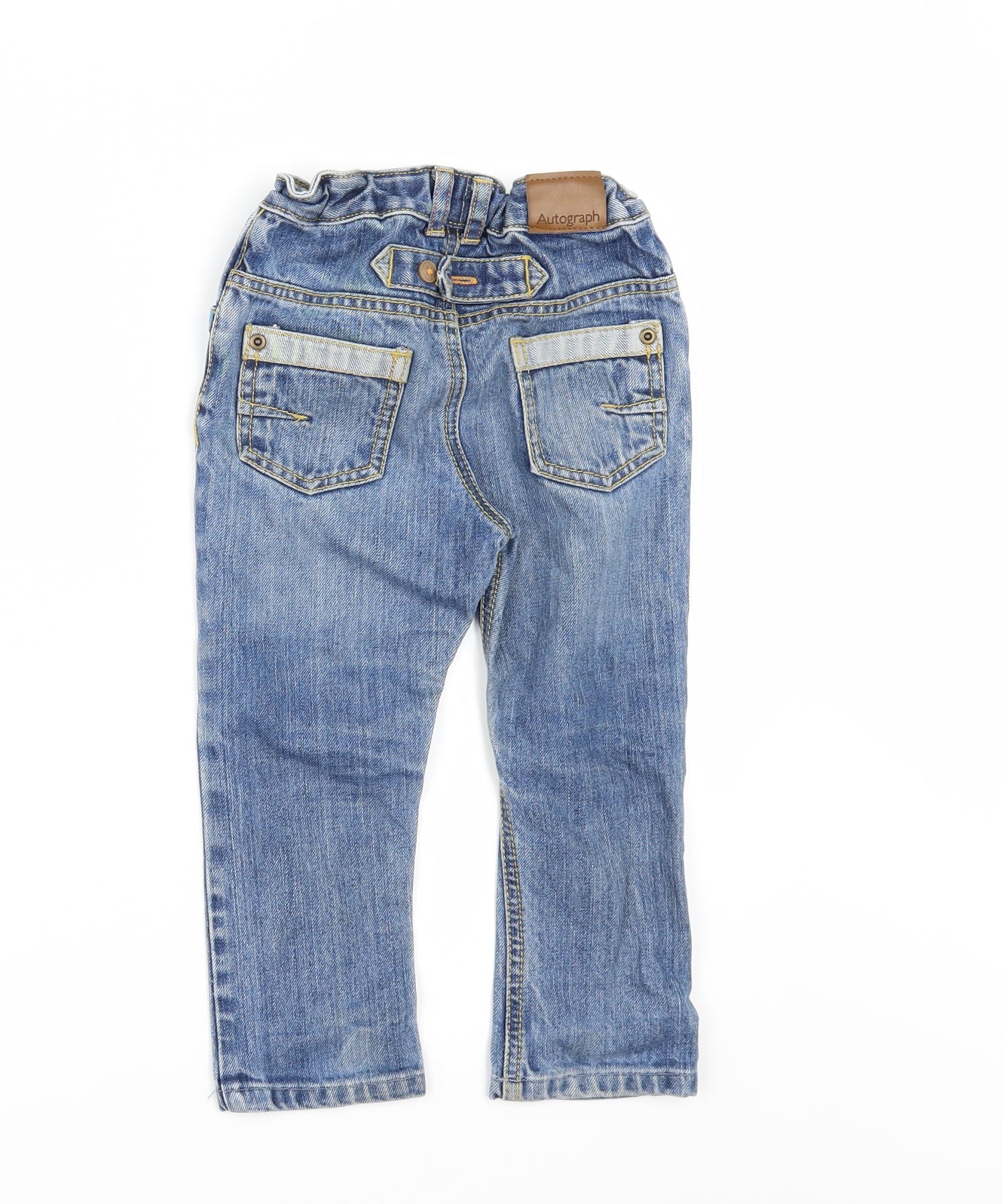 Marks and Spencer Baby Blue  Denim Jogger Jeans Size 18-24 Months