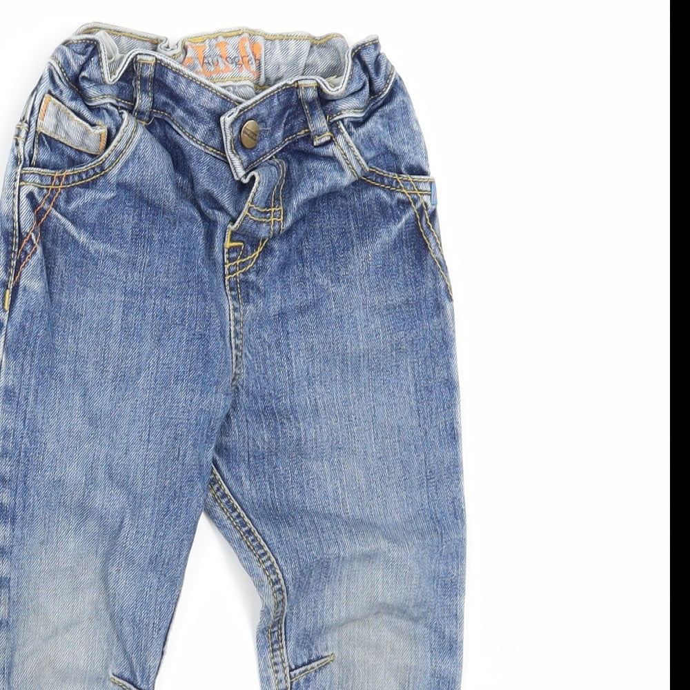 Marks and Spencer Baby Blue  Denim Jogger Jeans Size 18-24 Months