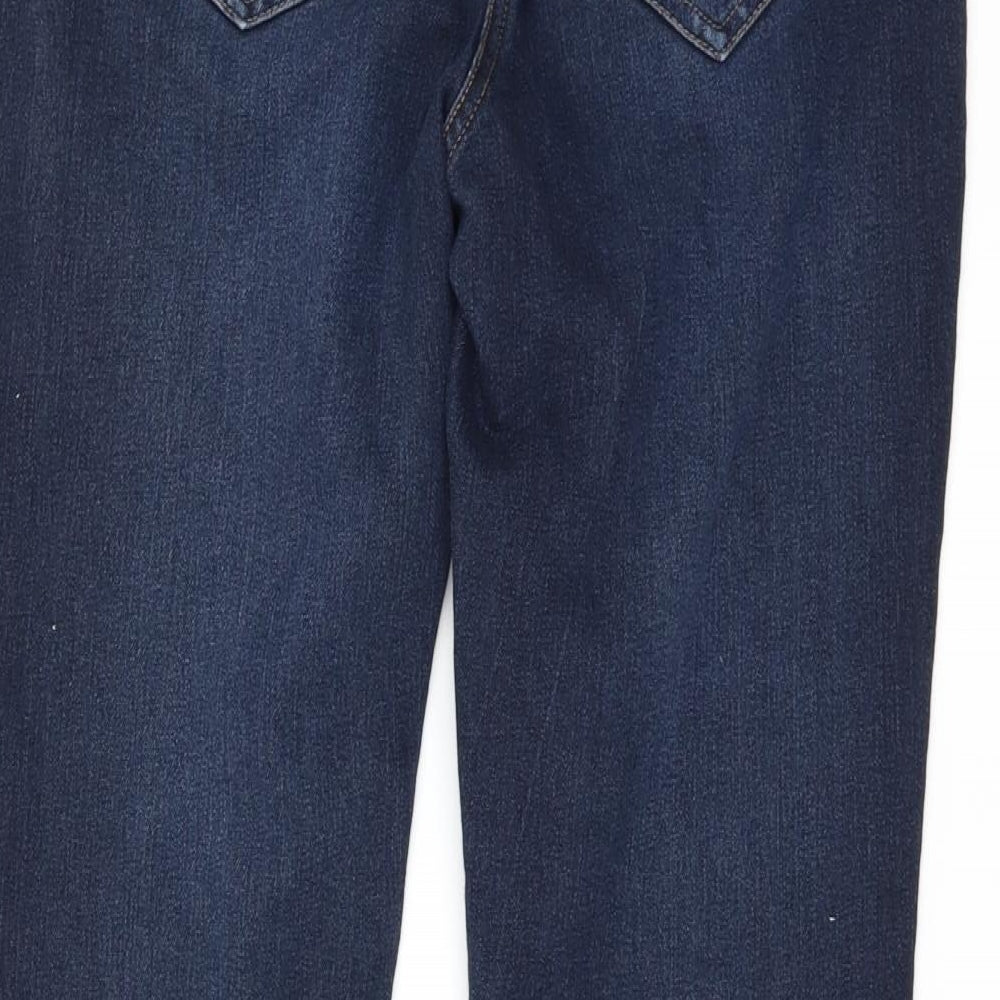 George Womens Beige  Denim Straight Jeans Size 12 L30 in