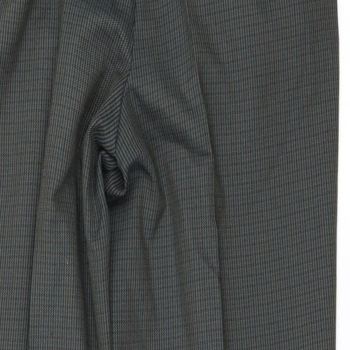 George Mens Green Striped  Trousers  Size 32 L29 in