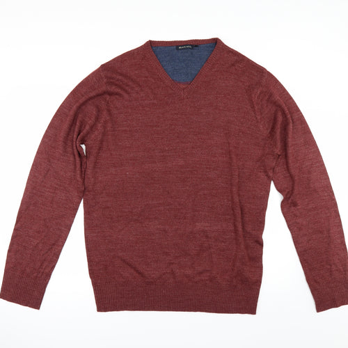 Brave Soul Mens Red   Pullover Jumper Size XL